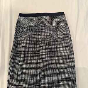Express design studio Black and White Grid‎ Pencil Skirt